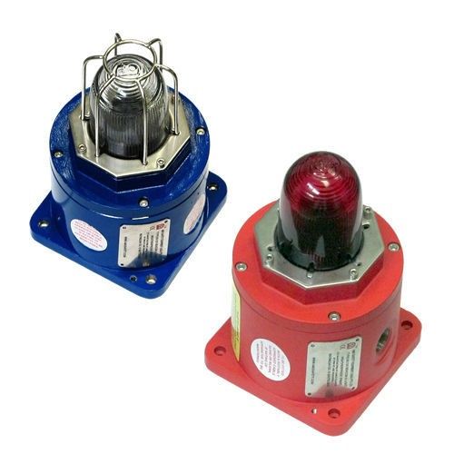5 Joule Industrial Safe Area Xenon Beacon in Stainless Steel (DC)