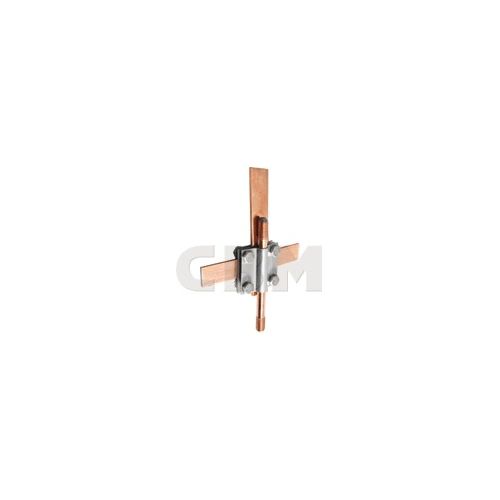Cruciform clamp (Square Tape Clamp) 3/4"; Stainless Steel; M9