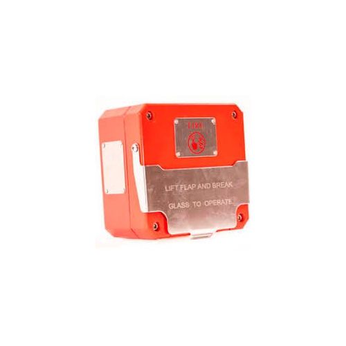 Red Led Industrial Safe area Manual Call Point in GRP (RL)