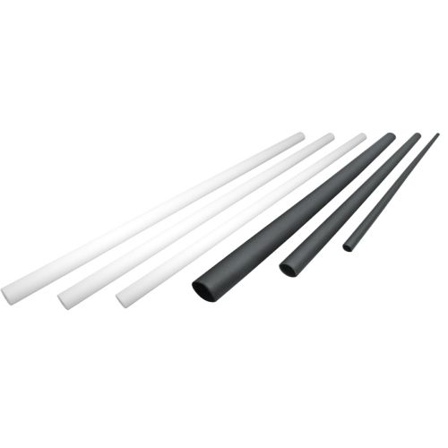 RTC_9,5-4,8-C/1  Thin wall heat shrinkable tubing (black) 20 pcs/pa