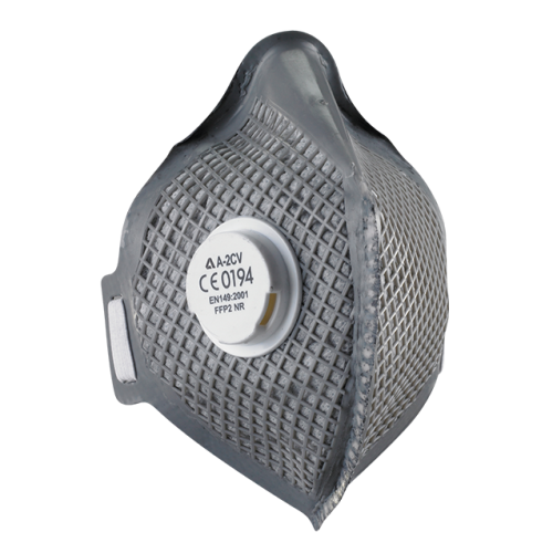 Alpha Fold FFP2 w/valve CARBON AF-2CV - 10 Per Pack