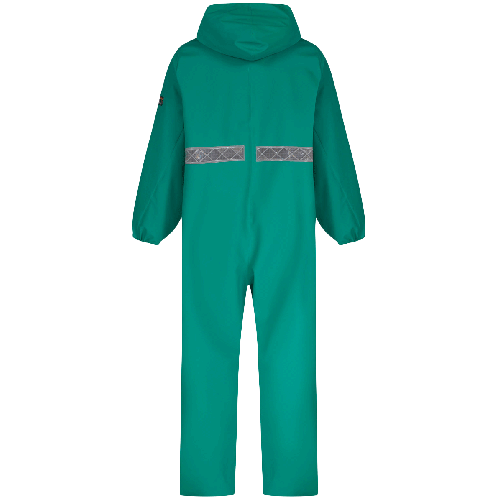 CPBH-R - Alpha Solway  Chemsol Plus - boiler suit with hood and reflective tape (GREEN)- (XLargre)