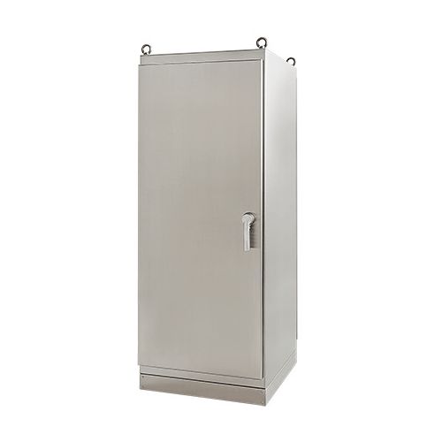 Hoffman Stainless Steel Free Stand Dual Access Enclosure 2000 x 800 x 800 IP66 SS304 with plinth - A2088SSFSDA