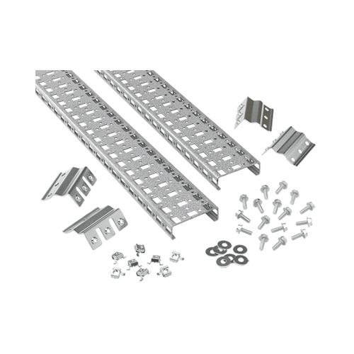 Hoffman ProLine, Full-Height Vertical Grid Straps - PGH3S22V - Three row hole pattern
