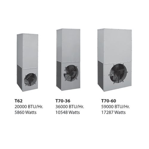 HOFFMAN T706026G150 AIR CON OUTDOOR MODEL WITH HEAT PKG. 13810W 230V