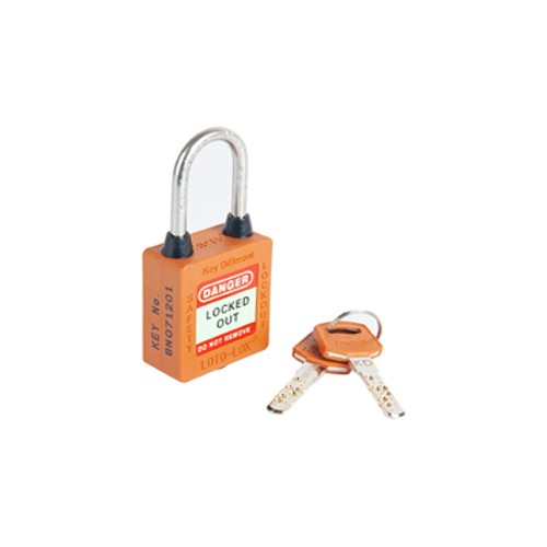 3-PTP (Three Point Traceability Padlock).</br> 
Color: BROWN. Stainless Steel (SS304 Grade) 3PTPBNKDR40