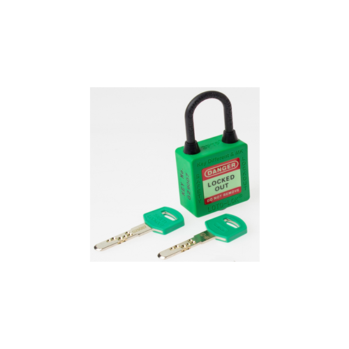 3-PTP (Three Point Traceability Padlock) GREEN. DUAL PURPOSE 3PTPGKDMKN40