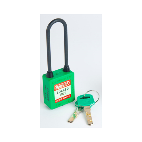 3-PTP (Three Point Traceability Padlock) GREEN. DUAL PURPOSE 3PTPGKDMKN80