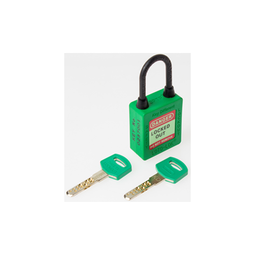 3-PTP (Three Point Traceability Padlock) Color: GREEN. DUAL PURPOSE 3PTPGKDN40