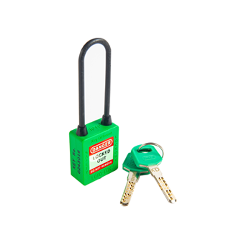 3-PTP (Three Point Traceability Padlock) GREEN. DUAL PURPOSE 3PTPGKDN80