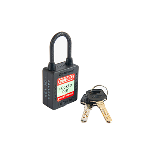 3-PTP (Three Point Traceability Padlock) Color: BLACK. DUAL PURPOSE 3PTPNKDN40