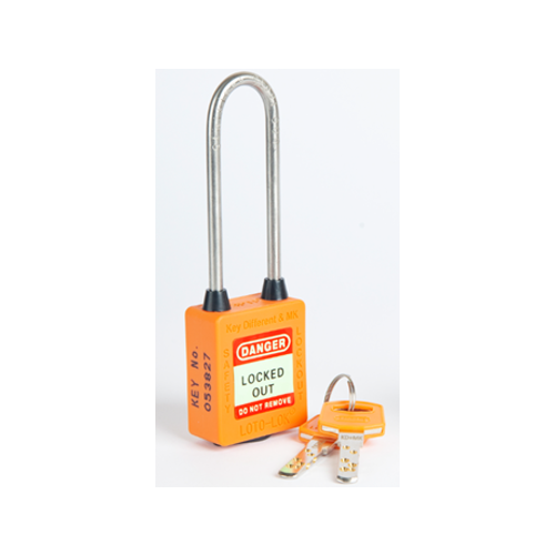 3-PTP (Three Point Traceability Padlock). 
Color: ORANGE. Stainless Steel (SS304 Grade) 3PTPOKDMKL80