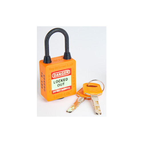 3-PTP (Three Point Traceability Padlock) ORANGE. DUAL PURPOSE 3PTPOKDMKN40