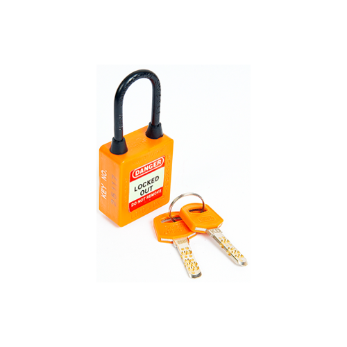 3-PTP (Three Point Traceability Padlock) Color: ORANGE. DUAL PURPOSE 3PTPOKDN40
