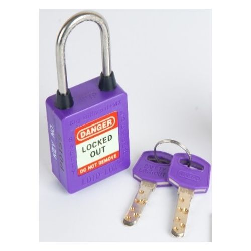 3-PTP (Three Point Traceability Padlock).</br> 
Color: PURPLE. Stainless Steel (SS304 Grade) 3PTPPKDMKR40