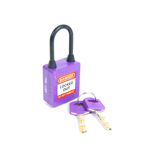 3-PTP (Three Point Traceability Padlock) Color: PURPLE. DUAL PURPOSE 3PTPPKDN40