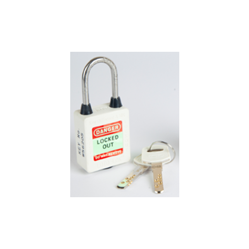 3-PTP (Three Point Traceability Padlock).</br>
Color: WHITE. Stainless Steel (SS304 Grade) 3PTPWKDMKR40