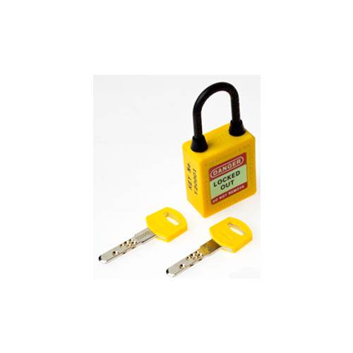 3-PTP (Three Point Traceability Padlock) YELLOW. DUAL PURPOSE 3PTPYKDMKN40