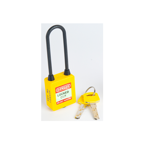 3-PTP (Three Point Traceability Padlock) YELLOW. DUAL PURPOSE 3PTPYKDMKN80