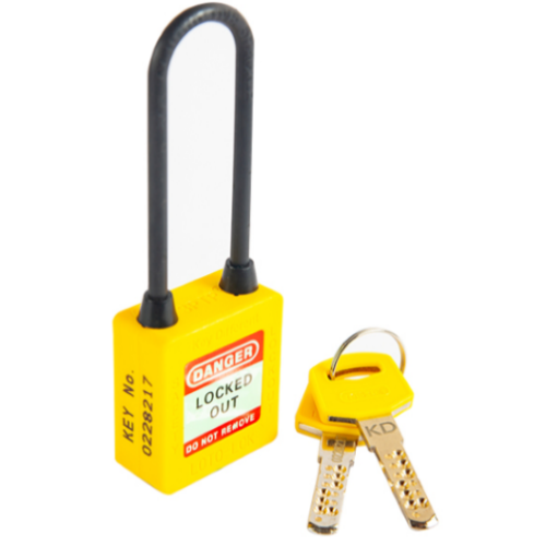 3-PTP (Three Point Traceability Padlock) Color: YELLOW. DUAL PURPOSE 3PTPYKDN80
