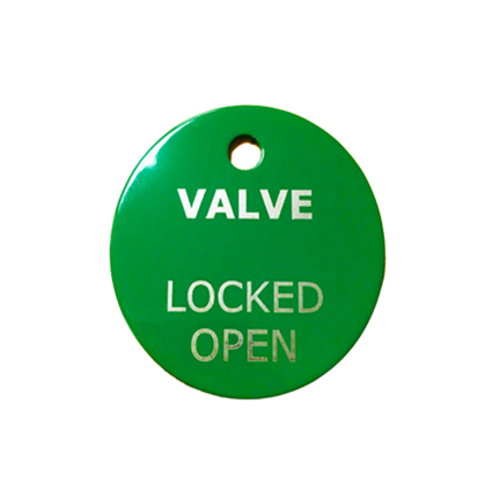 Disc - "VALVE LOCKED OPEN" CST‐VLVC‐G