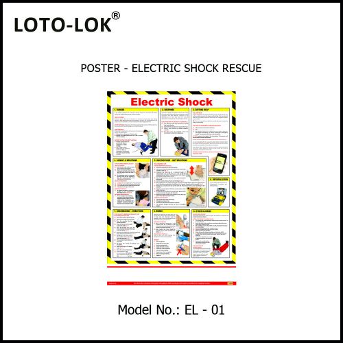 Poster - Electric Shock (Vertical). GB Standard EL ‐ 01