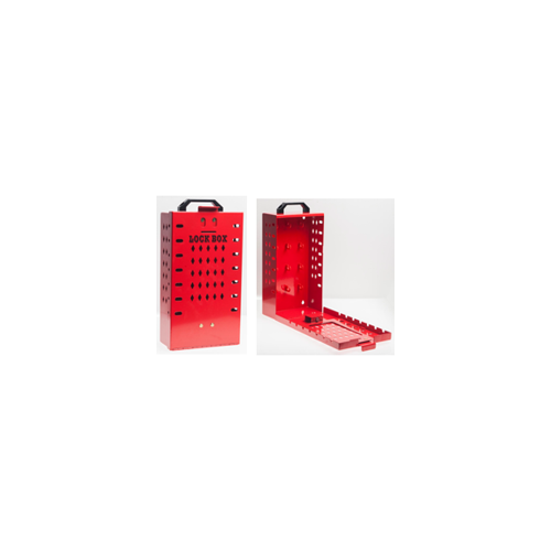 Group Lock Box - Steel Powder coated.
12 Built-in Keys Hanger GLB‐WHMST‐R