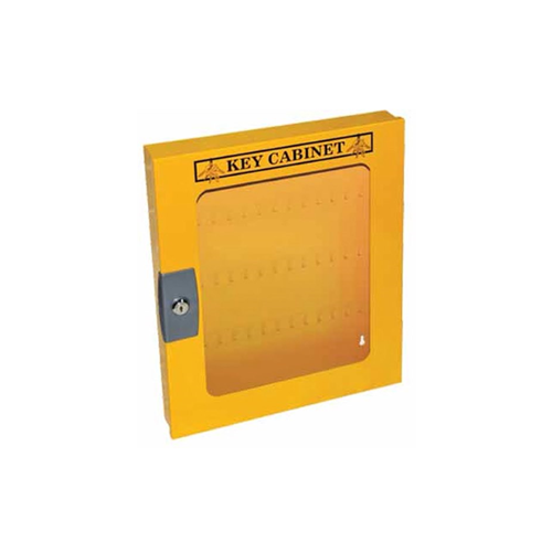 Key Cabinet - Manufactured by Metal Steel with locking arrangement. 100 Keys capacity with Clear Fascia KC-100-CF