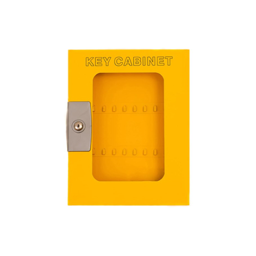 Key Cabinet - Manufactured by Metal Steel with locking arrangement. 30 Keys capacity with Clear Fascia KC-30-CF