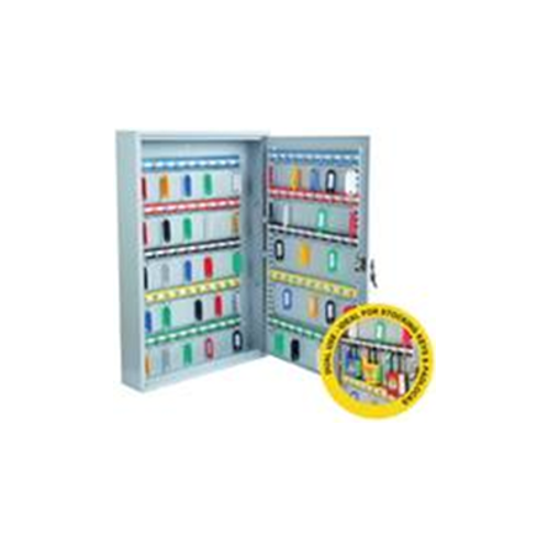 Key Cabinet - Heavy Duty 100 Keys Capacity with plastic key tags. KC-LFHD-100