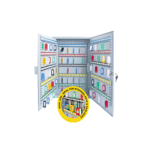 Key Cabinet - Heavy Duty 200 Keys Capacity with plastic key tags. KC-LFHD-200