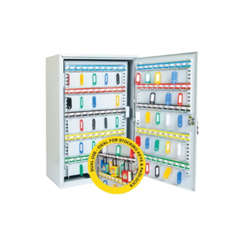 Key Cabinet - Heavy Duty 300 Keys Capacity with plastic key tags. KC-LFHD-300