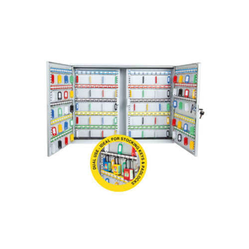 Key Cabinet - Heavy Duty 400 Keys Capacity with plastic key tags. KC-LFHD-400