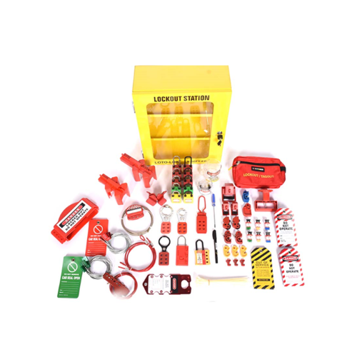 ELECTRO-MECHANICAL LOTO KIT STEEL CABINET - MEDIUM  LOKT-EMSC6-403