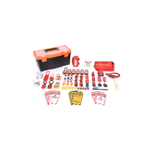 ELECTRICAL LOTO KIT PLASTIC TOOL BOX - MEDIUM LOKT-EPBM-201