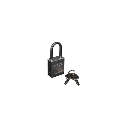 ALUMINIUM SAFETY PADLOCK with REGULAR Shackle. 
Color: SILVER. PD-ALSVKDS38