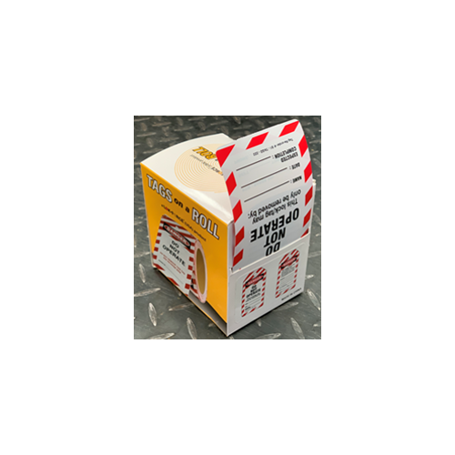 TAGS-ON-A-ROLL - "DO NOT OPERATE" TAG. R100-TAGD-222
