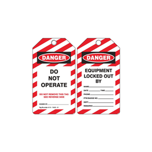 Danger Tag - " DO NOT OPERATE "  S1-TAGD-01