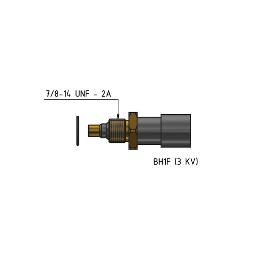 MacArtney BH1FTi (3KV) ** Power 1 contact female