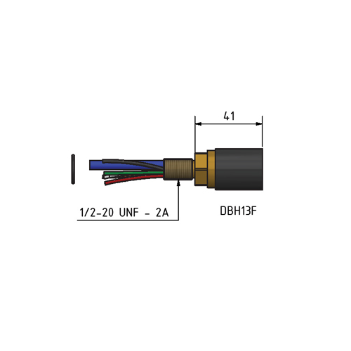 MacArtney DBH13FNM Data & power 13 contact female
