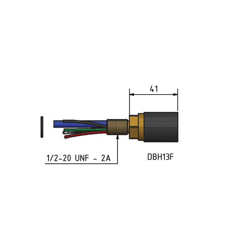 MacArtney DOM13F Data & power 13 contact female