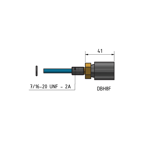 MacArtney DBH8FNM Data 8 contact female