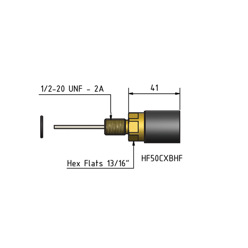 MacArtney HF75CXBHFAS HF 75 Ohm coax female