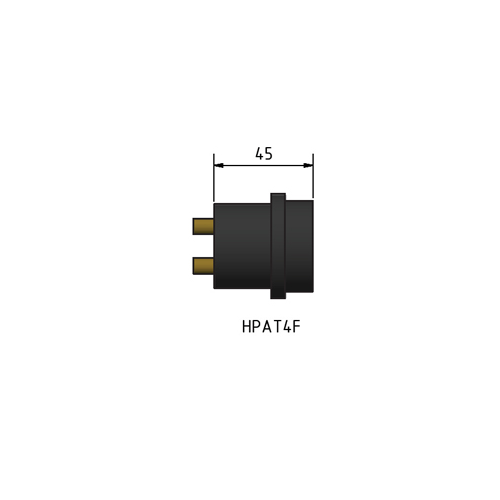 MacArtney HPAT4F ** High power 4 contact female