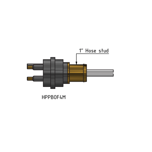 MacArtney HPPBOF4MSS 3/4" ** High power 4 contact male