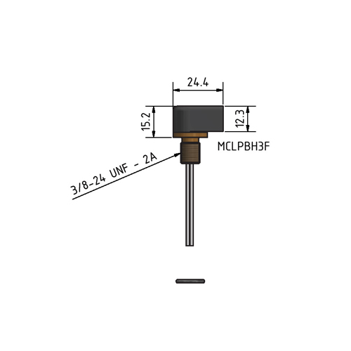 MacArtney MCLPBH3FTI ** Titanium Micro LP bulkhead female