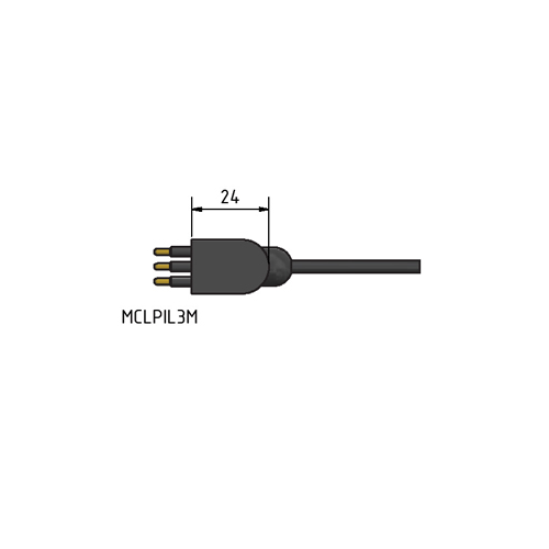 MacArtney MCLPIL3M Micro LP inline male