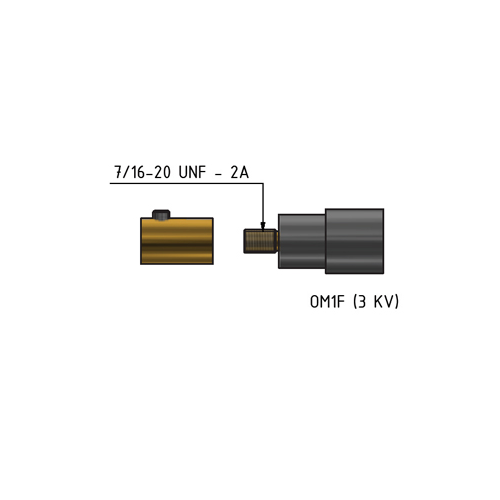 MacArtney OM1F Power 1 contact female