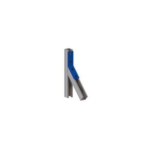 NICZUK Connecting plate XX7 135° for channels type MG, MF, MH fire zinc-plating