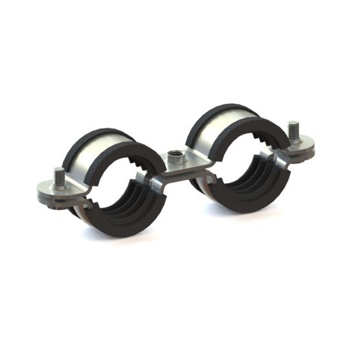 NICZUK Double pipe clamp with lining 1” SKR (31-34)